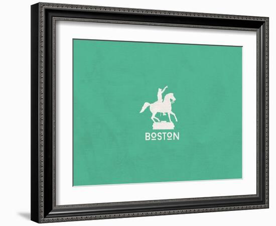 Boston Minimalism-null-Framed Art Print