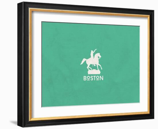 Boston Minimalism-null-Framed Art Print