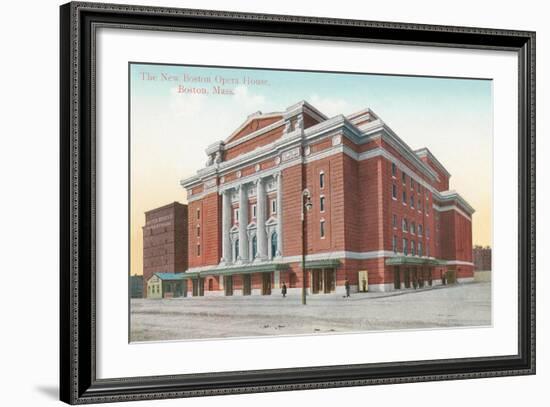 Boston Opera House-null-Framed Art Print