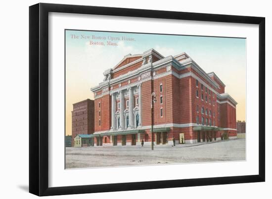 Boston Opera House-null-Framed Art Print