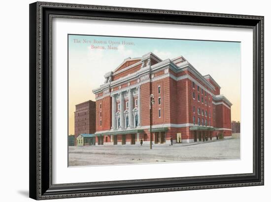 Boston Opera House-null-Framed Art Print