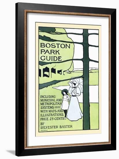 Boston Park Guide-Charles H Woodbury-Framed Art Print