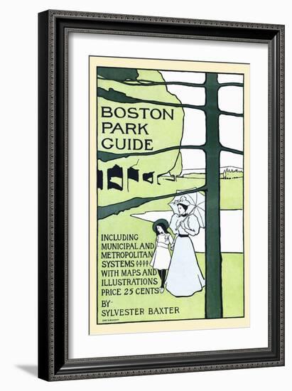 Boston Park Guide-Charles H Woodbury-Framed Art Print