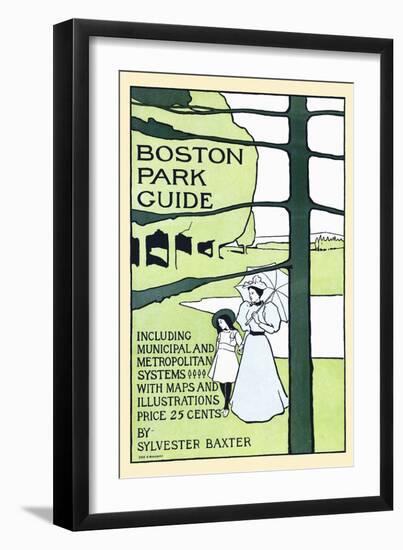 Boston Park Guide-Charles H. Woodbury-Framed Art Print