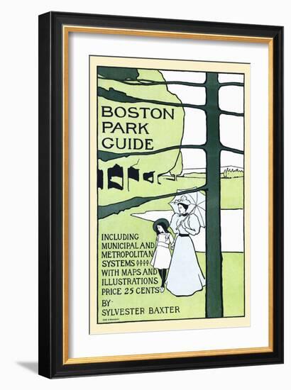 Boston Park Guide-Charles H. Woodbury-Framed Art Print