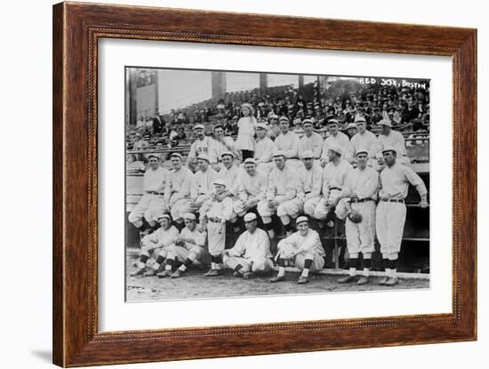 Boston Red Sox Team, World Series, Baseball Photo - Boston, MA-Lantern Press-Framed Art Print