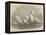 Boston Regatta, the Start for the Member's Cup-Edwin Weedon-Framed Premier Image Canvas