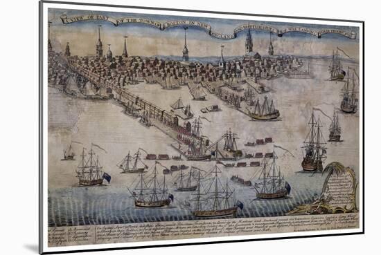 Boston Revere 1768-Vintage Lavoie-Mounted Giclee Print