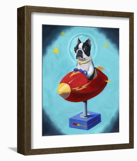 Boston Rocket-Brian Rubenacker-Framed Art Print