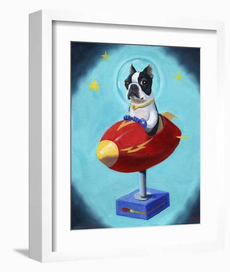 Boston Rocket-Brian Rubenacker-Framed Art Print