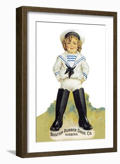 Boston Rubber Shoe Company-null-Framed Art Print