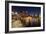 Boston Skyline by Night - Massachusetts - Usa-Samuel Borges-Framed Photographic Print