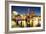 Boston Skyline with Financial District and Boston Harbor-Roman Slavik-Framed Photographic Print