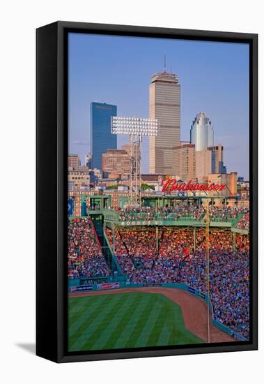 Boston Skyline with view of Historic Fenway Park, Boston Red Sox, Boston, Ma., USA, May 20, 2010...-null-Framed Premier Image Canvas