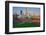 Boston Skyline with view of Historic Fenway Park, Boston Red Sox, Boston, Ma., USA, May 20, 2010...-null-Framed Photographic Print