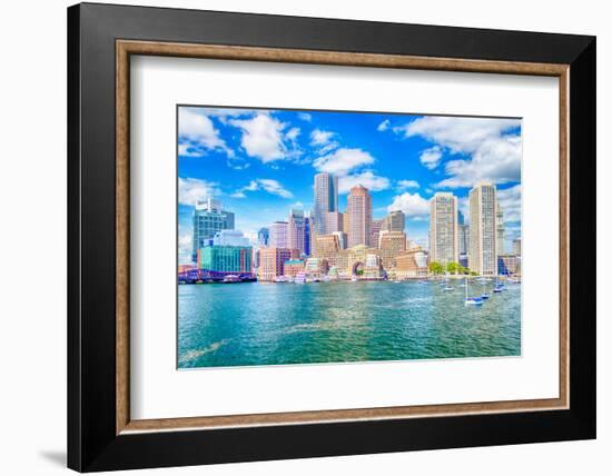 Boston Skyline-marcorubino-Framed Photographic Print