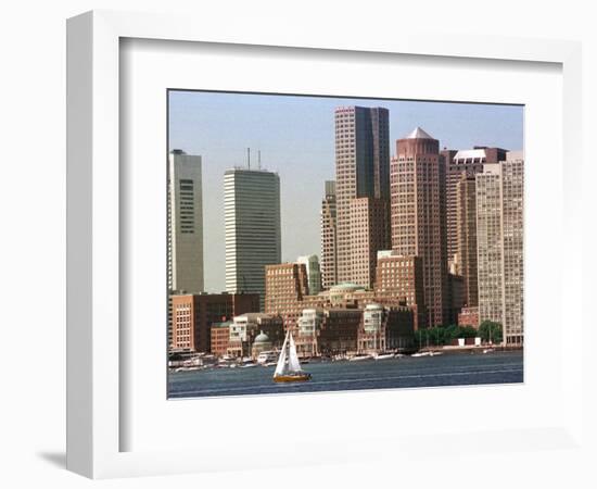 Boston Skyline-Michael Dwyer-Framed Photographic Print