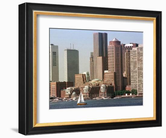 Boston Skyline-Michael Dwyer-Framed Photographic Print