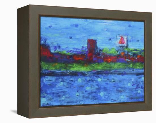 Boston Skyline-Rock Demarco-Framed Premier Image Canvas