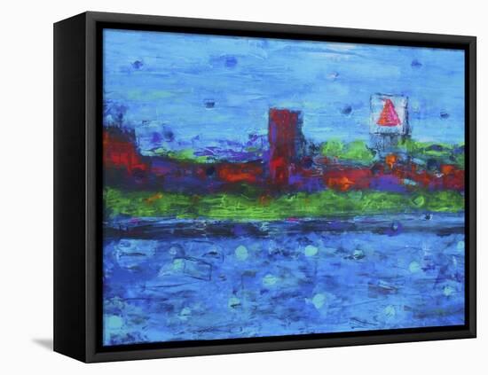 Boston Skyline-Rock Demarco-Framed Premier Image Canvas