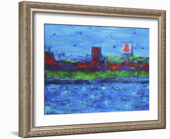 Boston Skyline-Rock Demarco-Framed Giclee Print