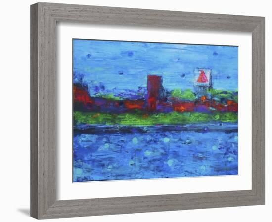 Boston Skyline-Rock Demarco-Framed Giclee Print