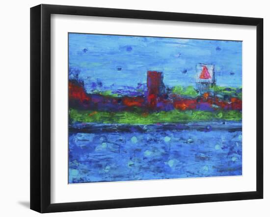 Boston Skyline-Rock Demarco-Framed Giclee Print