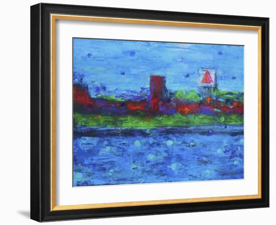 Boston Skyline-Rock Demarco-Framed Giclee Print