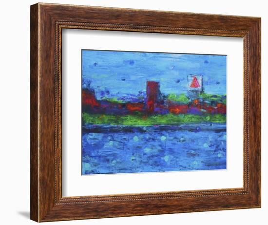 Boston Skyline-Rock Demarco-Framed Giclee Print