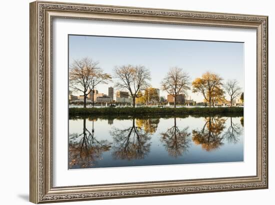 Boston, Storrow Lagoon.-Brians Photos-Framed Photographic Print