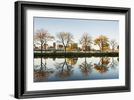 Boston, Storrow Lagoon.-Brians Photos-Framed Photographic Print