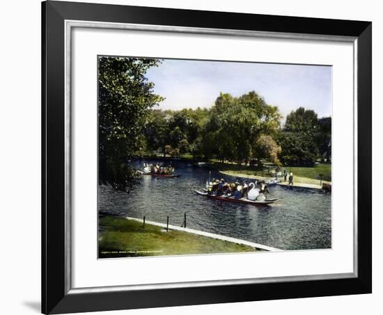 Boston: Swan Boats, c1900-null-Framed Giclee Print