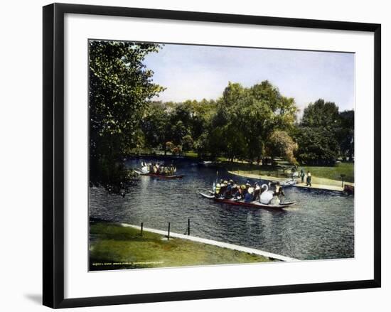 Boston: Swan Boats, c1900-null-Framed Giclee Print