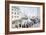 Boston Tea Party, 1773-Currier & Ives-Framed Giclee Print