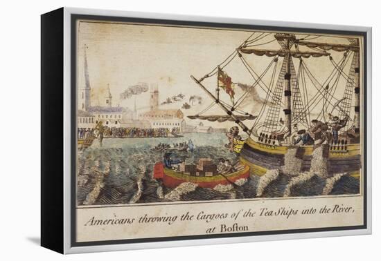 Boston Tea Party-null-Framed Stretched Canvas