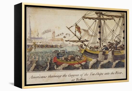 Boston Tea Party-null-Framed Stretched Canvas