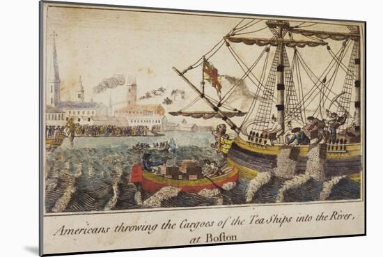 Boston Tea Party-null-Mounted Art Print