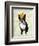 Boston Terrier and Crown-Fab Funky-Framed Art Print