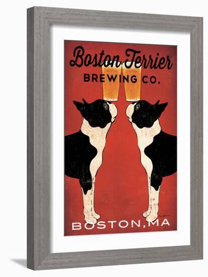 Boston Terrier Brewing Co Boston-Ryan Fowler-Framed Premium Giclee Print