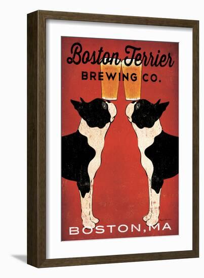 Boston Terrier Brewing Co Boston-Ryan Fowler-Framed Premium Giclee Print