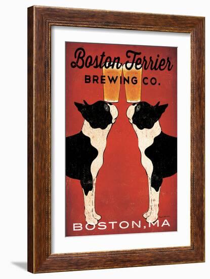 Boston Terrier Brewing Co Boston-Ryan Fowler-Framed Premium Giclee Print