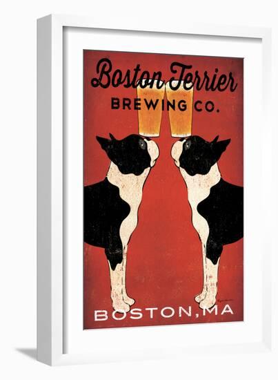 Boston Terrier Brewing Co Boston-Ryan Fowler-Framed Premium Giclee Print