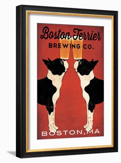 Boston Terrier Brewing Co Boston-Ryan Fowler-Framed Premium Giclee Print