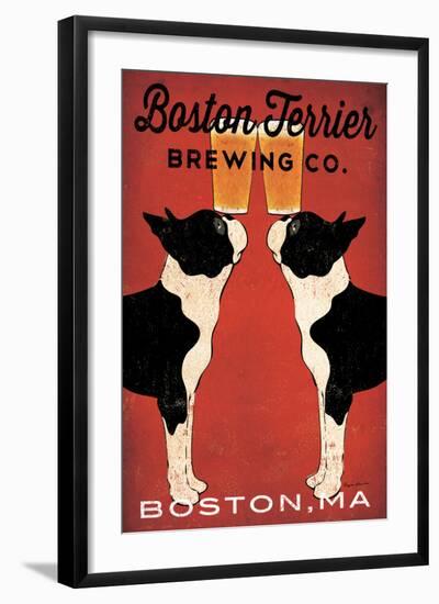 Boston Terrier Brewing Co Boston-Ryan Fowler-Framed Art Print