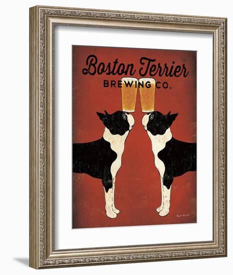 Boston Terrier Brewing Co.-Ryan Fowler-Framed Art Print