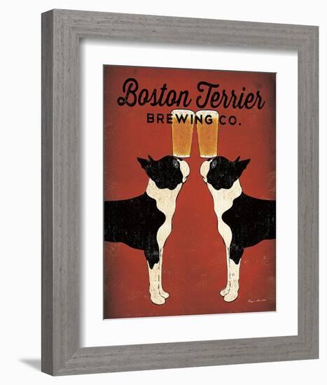Boston Terrier Brewing Co.-Ryan Fowler-Framed Art Print