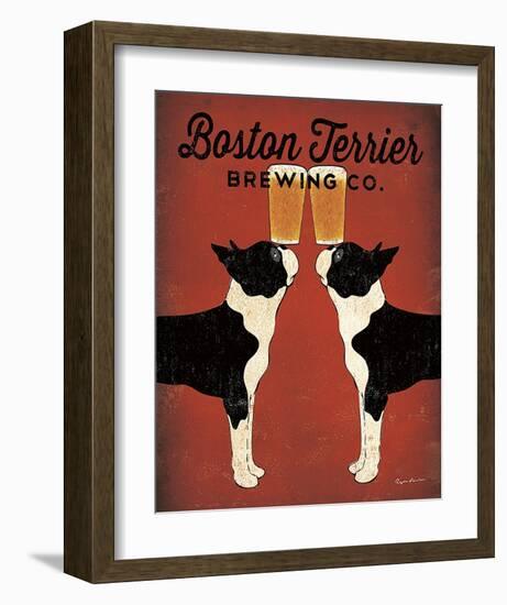 Boston Terrier Brewing Co.-Ryan Fowler-Framed Art Print