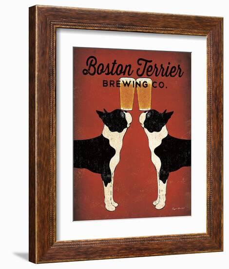 Boston Terrier Brewing Co.-Ryan Fowler-Framed Art Print