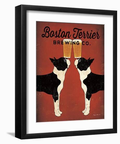 Boston Terrier Brewing Co.-Ryan Fowler-Framed Art Print