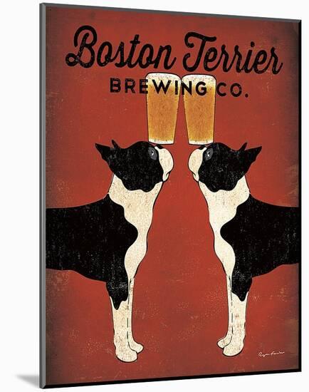 Boston Terrier Brewing Co.-Ryan Fowler-Mounted Art Print